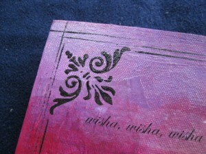 mixed media art canvas