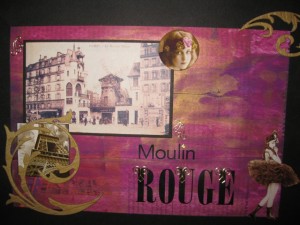 Mixed media art journal with Michelle Brown