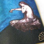 Mermaid mixed media art with mermaids