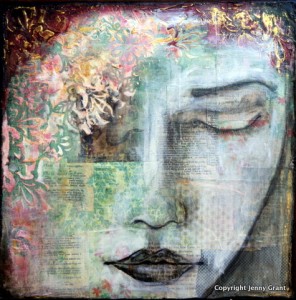 mixed media collage by Jenny Grant