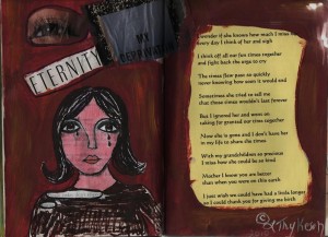 Mixed media art journal