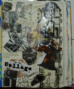 Mixed Media Art Collage