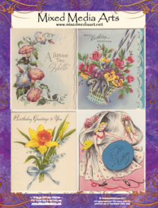 vintage birthday greeting cards