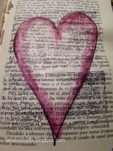 Cuchy's art journal for Valentines day