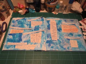 mixed media art journals