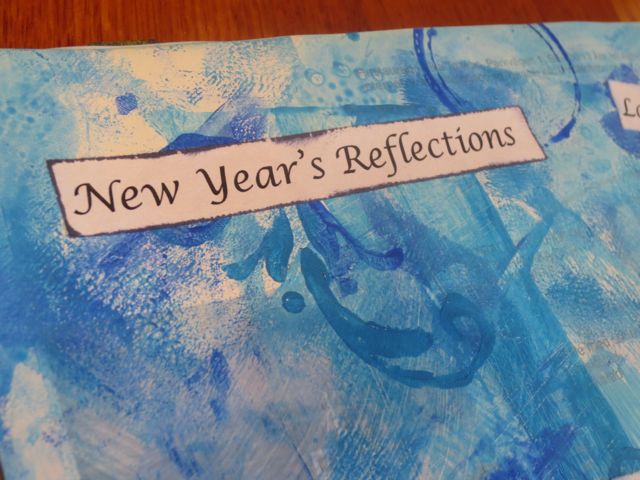 CREATIVITY IS CONTAGIOUS: REFLECTIVE MIXED MEDIA ART JOURNAL PAGE