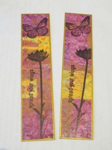 Simple bookmarks to pop in with any card