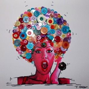 Tracy Greer's Button Art