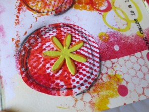 art journal gelli plates prints