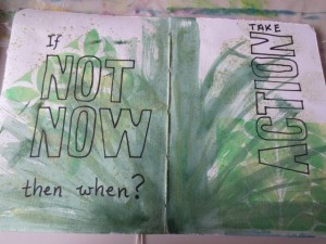 Art Journalling prompts from inspiring quotes