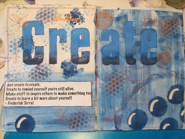 Art Journal, Mixed Media, Art Journaling Ideas, Creative Scrapbooker  Magazine #art #journal