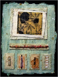 Seth Apter New York City mixed media artist creates wonderful pieces of assemblage and collage