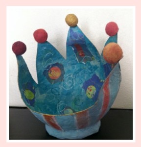 Decorated balloon bowl