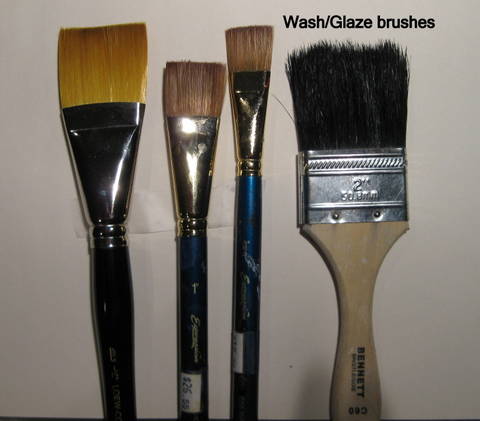 What are the types and brands for paintbrushes for oil paints