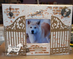 mixed media scrapbooking collage with photos