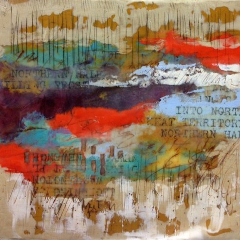 Creating an Encaustic Look with Acrylics