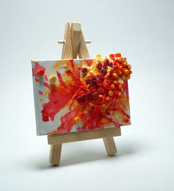 Small Experiments with Mini Mixed Media Canvases