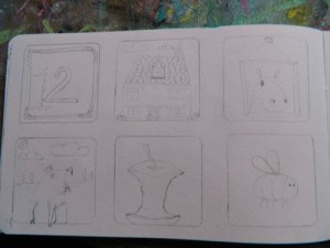 Learning to draw the simplest images and save money on stamps