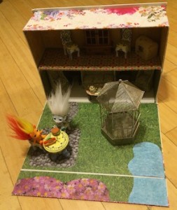 Gloriann Irizarry creates a hide away doll house