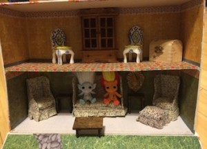 Gloriann Irizarry creates a hide away doll house