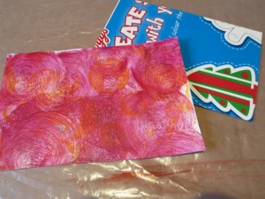 Gelli prints to create mixed media gifts