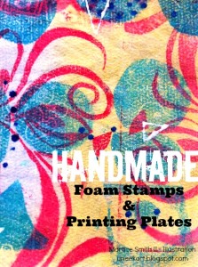 Handmade Foam Stamps & Printing Plates, tutorial by artist Martice Smith II