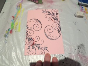 handmade Greeting Cards from manilla shipping tags