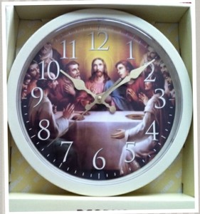 The Jesus clock in all its glory
