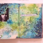 Honorata creates wonderful mixed media art journals