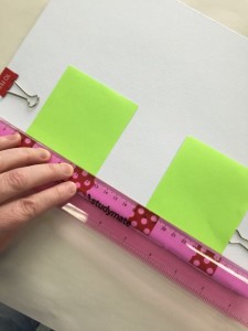 align binding tape to cover