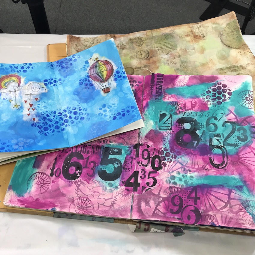 The Crafter's Workshop BlogHoliday Trinkets: Mixed Media Art Journal
