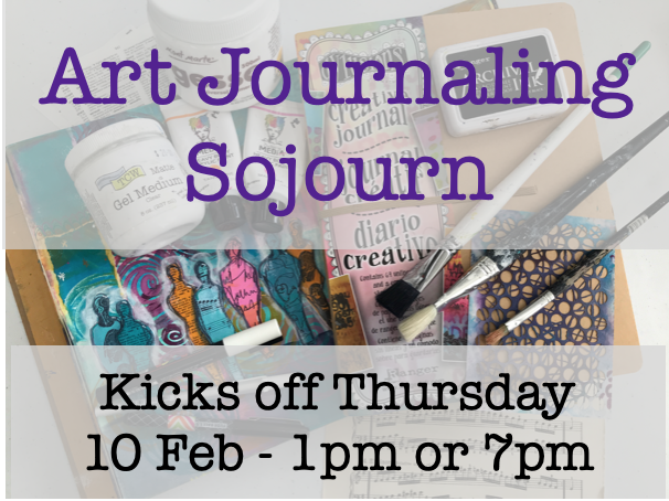 Mixed-media and Art Journaling classes and courses.